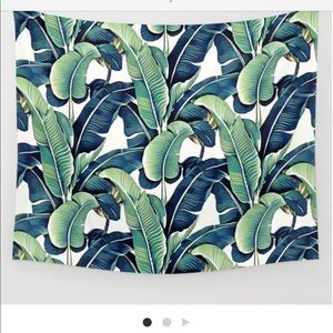 Society 6 Banana Leaf Large Tapestry